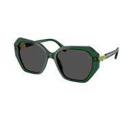 Swarovski Mujer Swarovski SK6017 104587 Gafas de sol Acetato Verde Gris Geométrico Normal