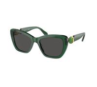 Swarovski Mujer Swarovski SK6018 104587 Gafas de sol Acetato Verde Gris Cat Eye Normal