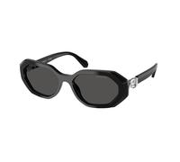 Swarovski Mujer Swarovski SK6028 100187 Gafas de sol Acetato Negro Gris Geométrico Normal
