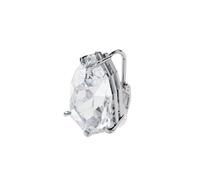 Swarovski Pendiente de clip Mesmera, Cristal de talla Trilliant, Blanco, Baño de rodio