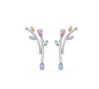 Swarovski Pendientes azul claro / lavanda / rosa / plata One Size EUR