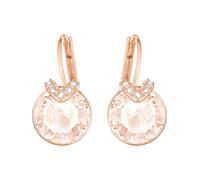 Swarovski Pendientes 'Bella' oro rosa / blanco One Size oro rosa / blanco