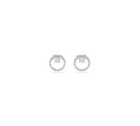Swarovski Pendientes 'Constella' plata / transparente One Size EUR