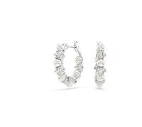 Swarovski Pendientes 'Matrix' plata / transparente, Talla One Size