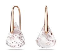 Swarovski Pendientes Lunar, Rosas, Baño tono oro rosa