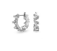 Swarovski Pendientes 'Matrix hoop earrings' plata One Size plata