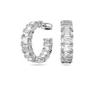 Swarovski Pendientes 'Matrix' plata One Size plata