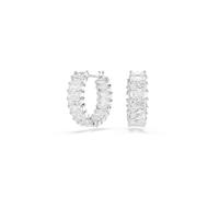 Swarovski Pendientes 'Matrix' plata / transparente One Size EUR