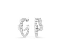 Swarovski Pendientes 'Matrix' plata / transparente, Talla One Size