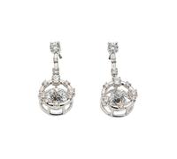 Swarovski Pendientes plata One Size plata