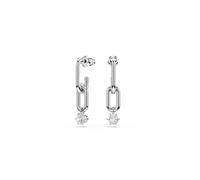 Swarovski Pendientes plata / transparente Mujer Swarovski One Size plata / transparente