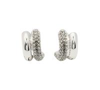 Swarovski Pendientes plata / transparente One Size EUR