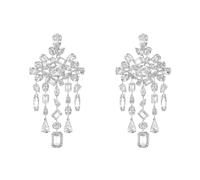 Swarovski - Pendientes Unisex Gema Plata Blanco 5639329 - Accessories - Mujer - Gris - ONE SIZE -