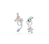 Swarovski Pendientes verde / lila / plata / transparente One Size EUR