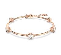 Brazalete Constella, Talla redonda, Blanco, Baño tono oro rosa OS