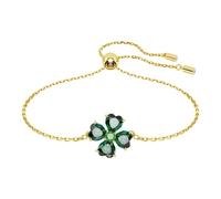Swarovski - Pulsera de Mujer Trébol de la Suerte Verde Capa de Aleación de Oro Idyllia 5666585 - Accessories - Mujer - Amarillo - ONE SIZE -