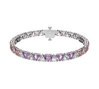 Swarovski - Pulsera de Tenis para Mujer Corte Trilliant Rosa Matrix 5614928 - Accessories - Mujer - Gris - ONE SIZE -