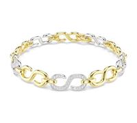 Swarovski Pulsera Dextera, corte redondo, blanco, mezcla de acabados, M, Cristal, Sin piedra preciosa