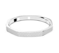 Brazalete Dextera, Forma octagonal, Blanco, Baño de rodio L