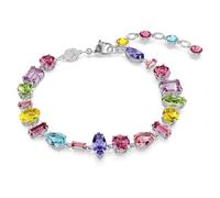 Swarovski Pulsera Gema, Tallas mixtas, Multicolor, Baño de rodio