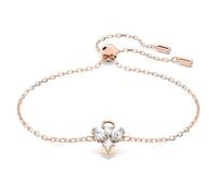 Swarovski Pulsera mágica para mujer, diseño de ángel blanco, chapado en oro rosa 5646740