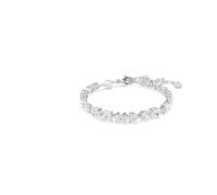 Swarovski Pulsera Mesmera, Tallas mixtas, Blanca, Baño de rodio