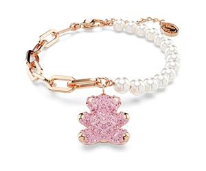 Swarovski Pulsera para mujer Teddy chapada en oro rosa 5669169
