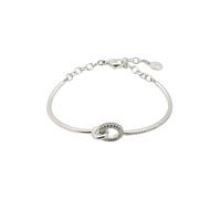 Swarovski Pulsera plata / transparente One Size EUR