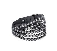 Swarovski Pulsera Swarovski Power Collection, gris oscuro