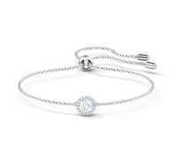 Pulsera Una Angelic, Tallas redondas combinadas, Blanca, Baño de rodio