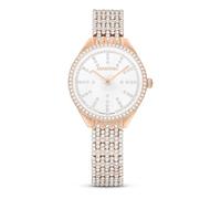Swarovski Reloj Attract, Fabricado en Suiza, Brazalete de Metal, Tono Oro Rosa, Acabado Tono Oro Rosa