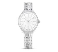 Swarovski Reloj Attract analógico Fabricado en Suiza brazalete acero inoxidable plateado One Size