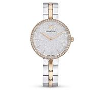 Swarovski Reloj Cosmopolitan, Fabricado en Suiza, Brazalete de metal, Blanco, Combinación de acabados metálicos