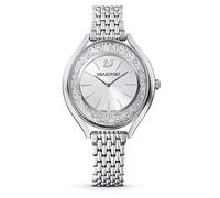 Swarovski Reloj Crystalline Aura, Brazalete de metal, Tono plateado, Acero inoxidable
