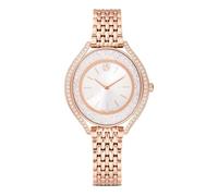 Swarovski Reloj Crystalline Aura, Fabricado en Suiza, Brazalete de Metal, Tono Oro Rosa, Acabado Tono Oro Rosa