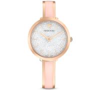 SWAROVSKI Reloj Crystalline Delight, Brazalete de Metal, Rosa, Acabado Tono Oro Rosa 5642221