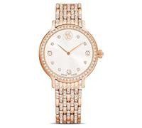Swarovski Reloj Imber, Swiss Made, Brazalete de Metal, Adornado con 232 Cristales Individuales, Cierre de Mariposa, Mecanismo de Cuarzo, Acero Inoxidable, Tono Oro Rosa, Acabado en Tono Oro Rosa