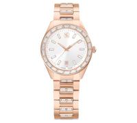 Swarovski Reloj Matrix date, Fabricado en Suiza, Pulsera de metal, Tono oro rosa, Acabado en tono oro rosa