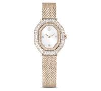 Swarovski Reloj Matrix Octagon, Brazalete de Metal, Tono Dorado, Acabado Tono Oro champán
