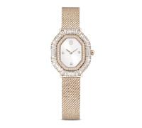 Swarovski Reloj Matrix Octagon, Brazalete de Metal, Tono Oro Champán, Colección Matrix, Caja de Acero Inoxidable, Cristales de Talla Redonda y Fantasía, Sumergible hasta 50 m, Tono Dorado