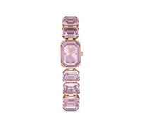 SWAROVSKI Reloj, Pulsera de Talla Octogonal, Rosa, Acabado Tono Oro Rosa 5630837