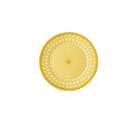 Swarovski Rosenthal Signum Plato Plano Amarillo Porcelana 18cm