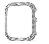 Swarovski Sparkling Smartwatch Case, Shiny Swarovski Crystals in silver-tone, 40mm Watch Case, Compatible with Apple Watch Series 4 and 5