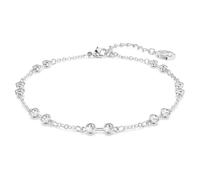 Swarovski Strand Remix Collection, Talla redonda, Blanco, Baño de rodio