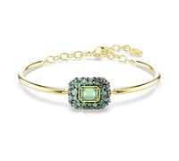 Swarovski Sublima Brazalete, Talla Octagonal, Verde, Acabado En Oro De 18 Quilates
