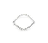 Swarovski Sublima Colección brazalete, talla redonda, blanco, chapado en rodio