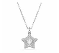 Swarovski Sublima Colgante, Talla Redonda, Estrella, Blanco, Baño De Rodio