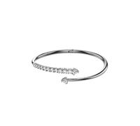 Swarovski Sublima - Pulsera chapada en rutenio para mujer, diseño minimalista elegante, joyería contemporánea y elegante