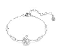 Swarovski Pulsera Swan Cisne blanco - Baño de rodio - Tallas mixtas