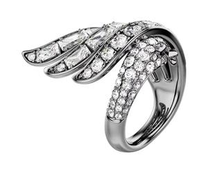 Swarovski THE VIENNA COLLECTION:ANILLO WHI/RUS 58 32 For Womens black 58, 58 EU, Cristales, Chapado en rutenio, Circonita, Circonita.